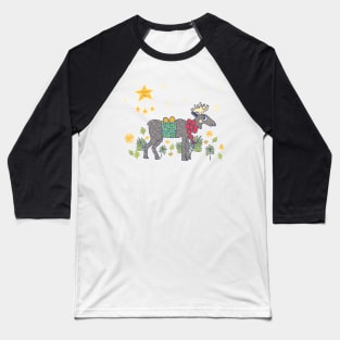 Starshine Moose Baseball T-Shirt